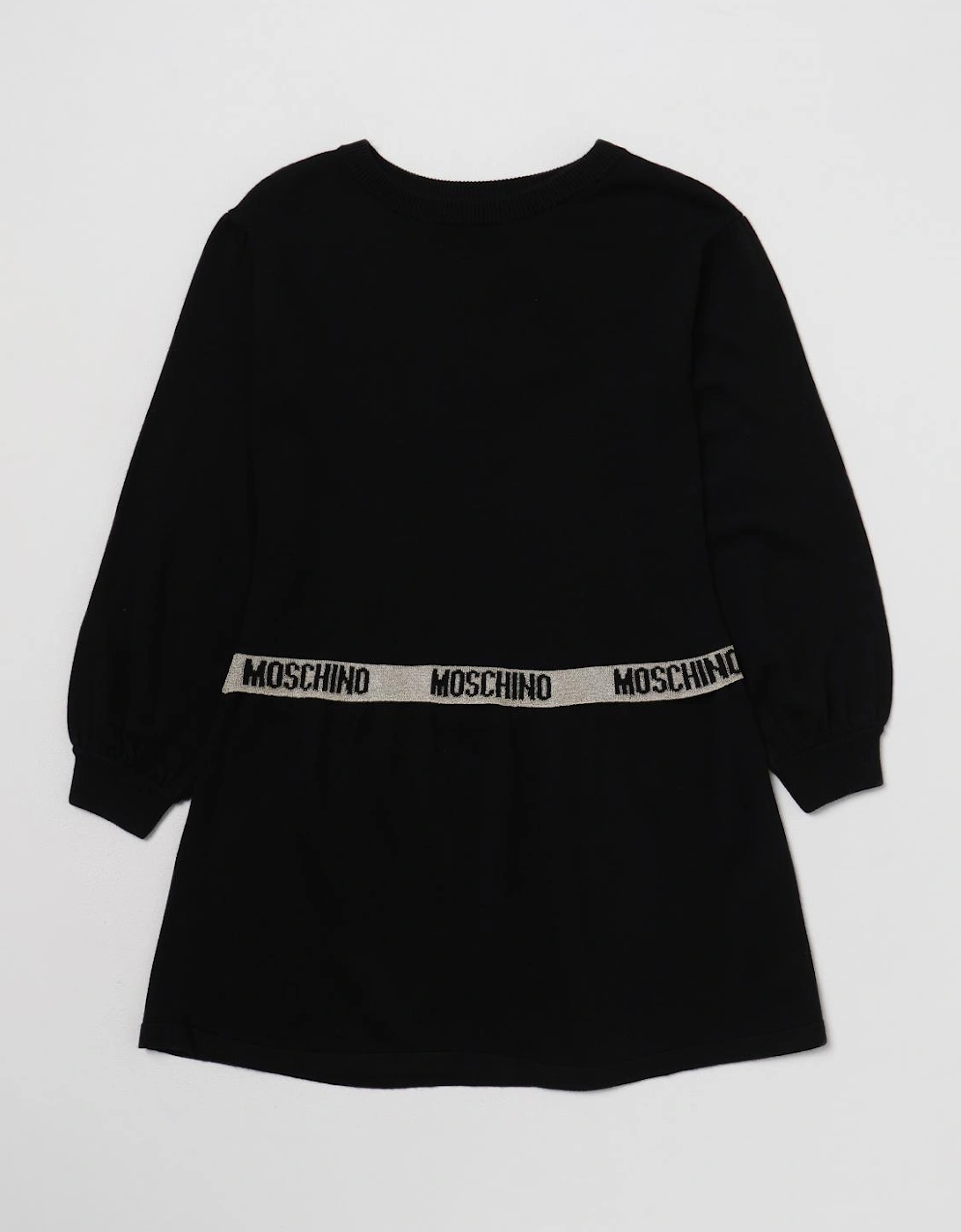 Girls Knit Dress with Logo Band, 3 of 2