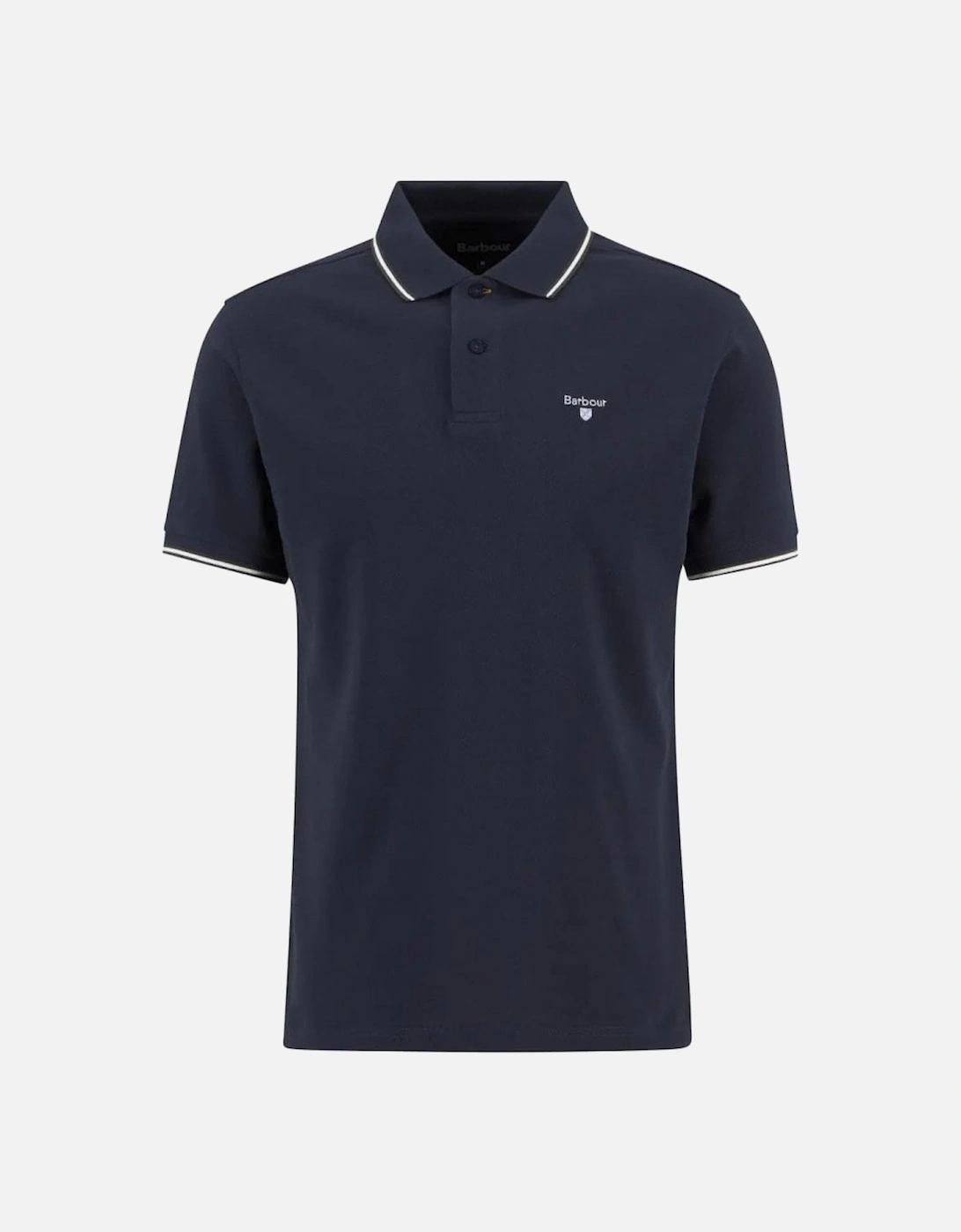 Men's Navy Fielding Polo Shirt, 3 of 2