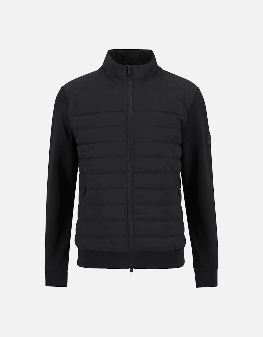 Men's Barbour International Collins Baffle Quilted Jacket - Black - Size: 44/Regular