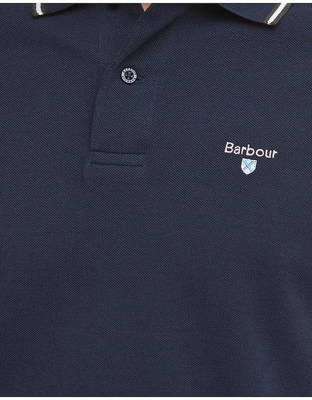 Men's Navy Fielding Polo Shirt