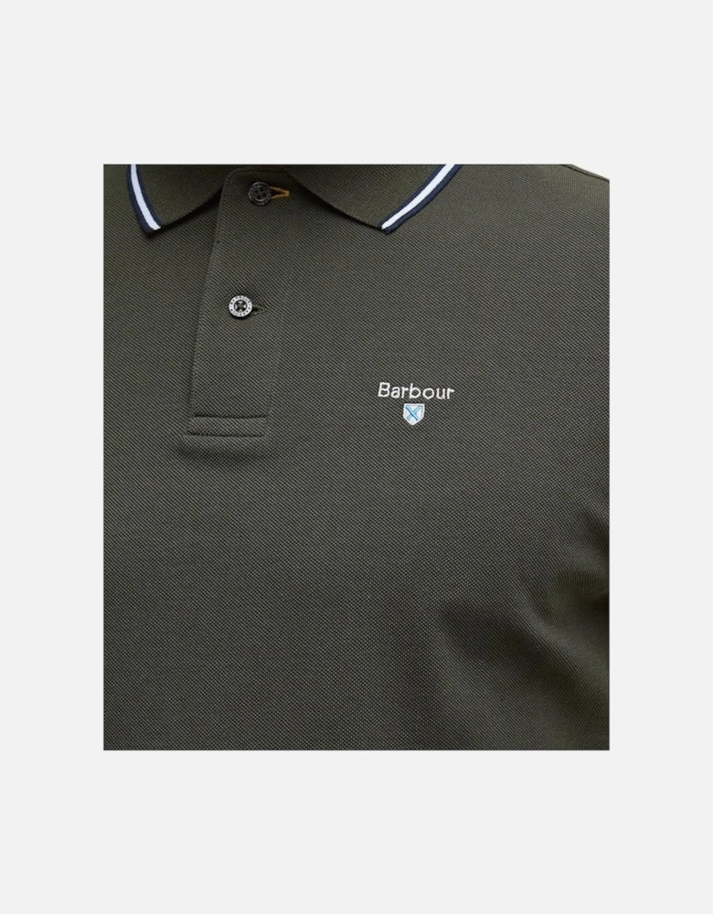 Men's Olive Fielding Polo Shirt
