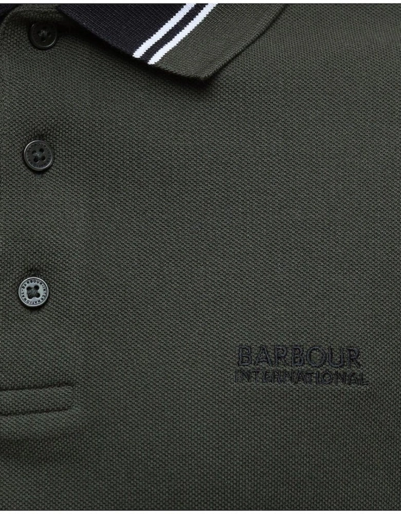 Men's Sage Bruce Tipped Polo Shirt