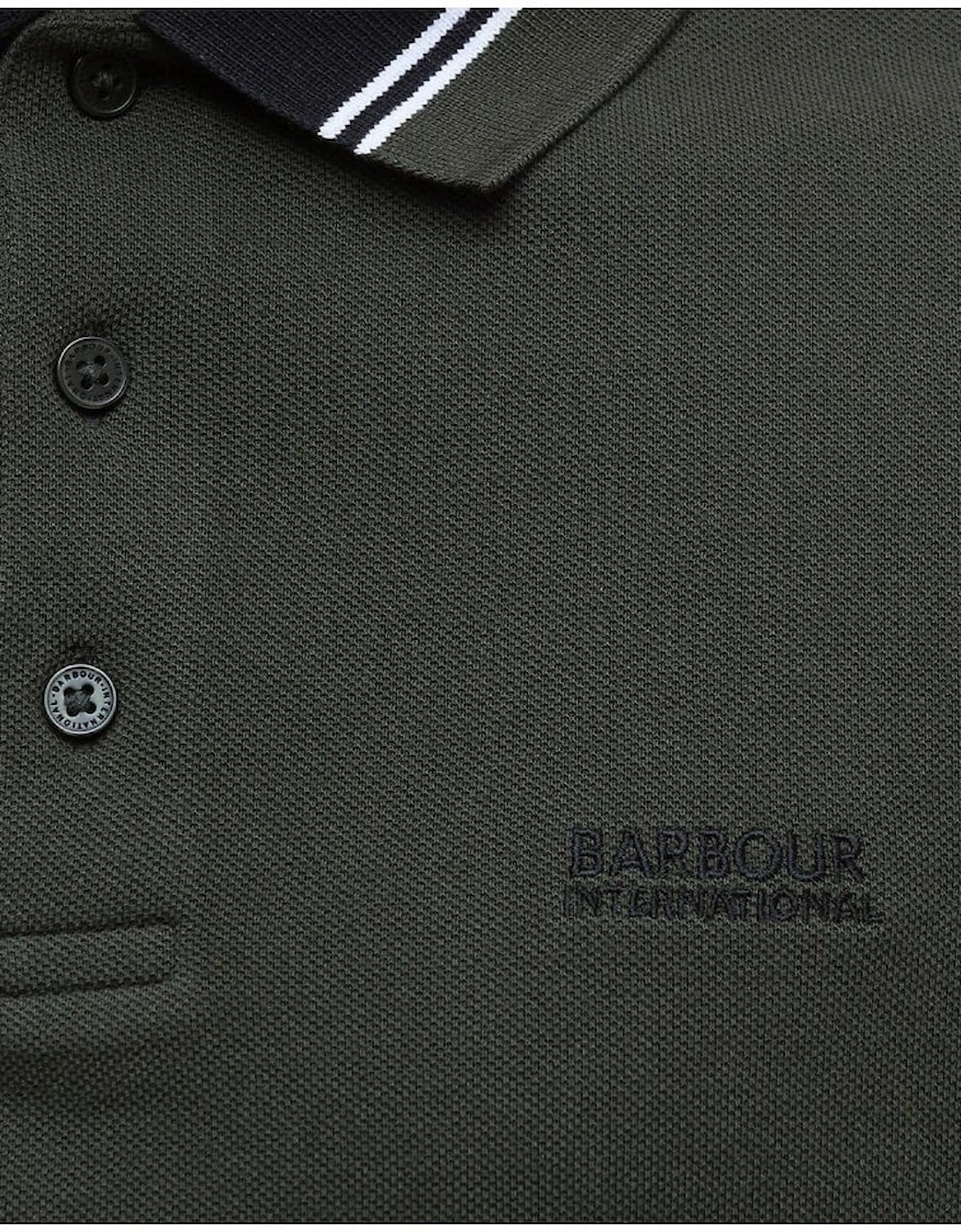 Men's Sage Bruce Tipped Polo Shirt