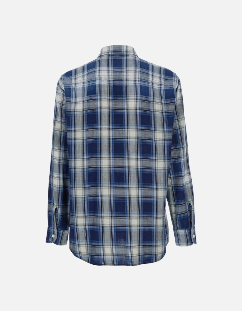 Canadian Vintage Check Shirt Blue