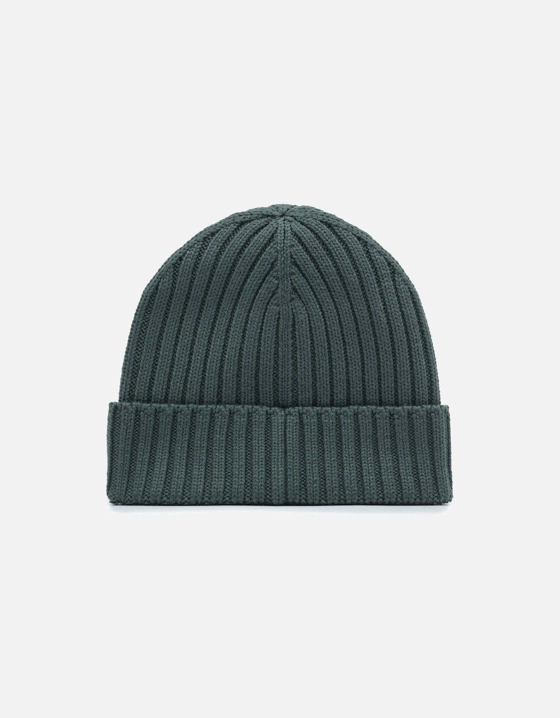 Moon Badge Beanie Green