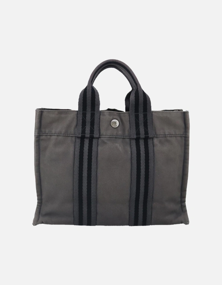 Canvas Tote Bag with Storage Smell and Minor Wear