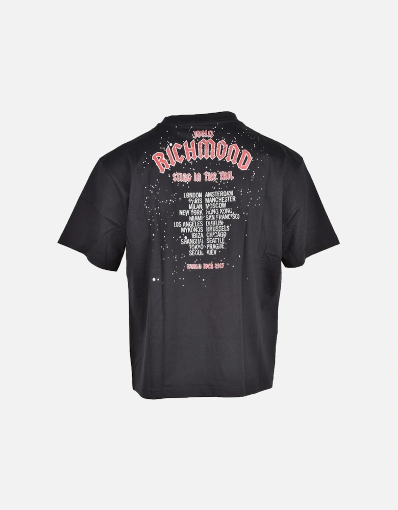 Printed Short-Sleeve Round Neck T-Shirt