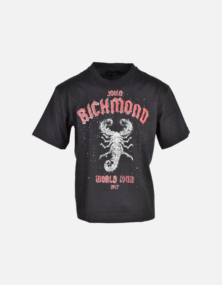 Printed Short-Sleeve Round Neck T-Shirt