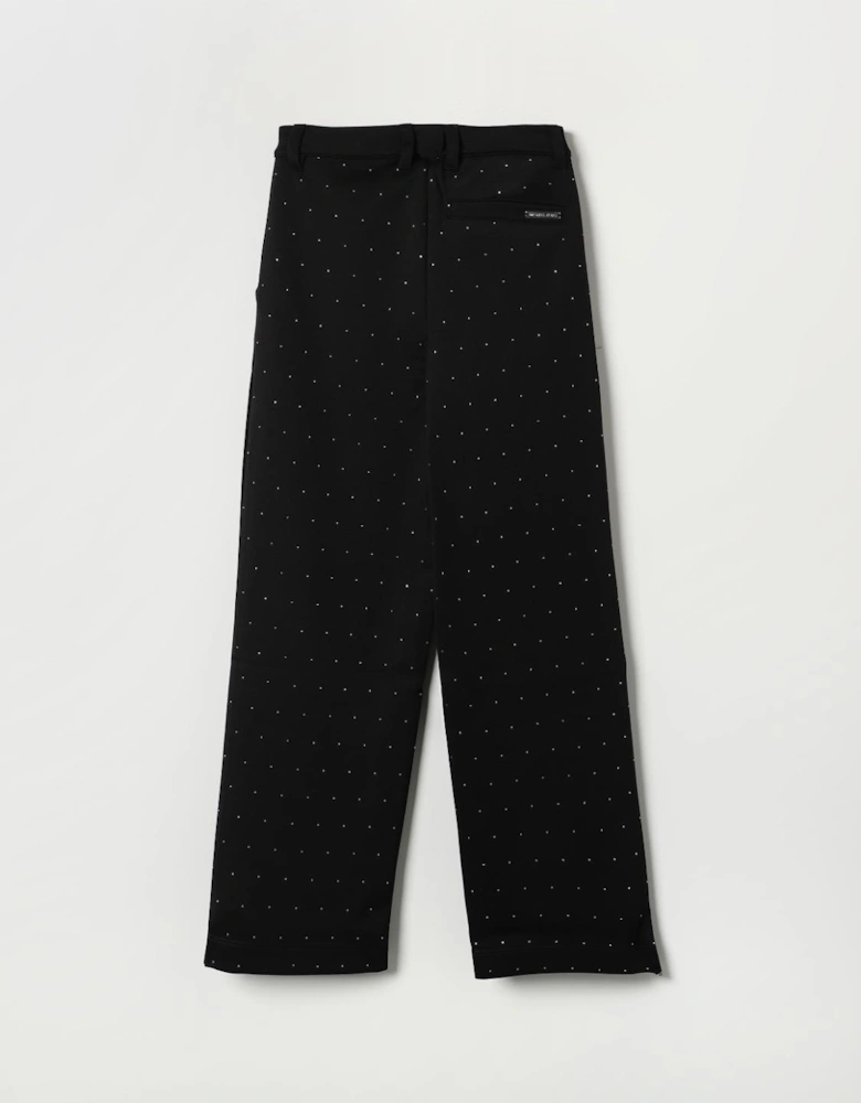 Embellished Wide Leg Pants