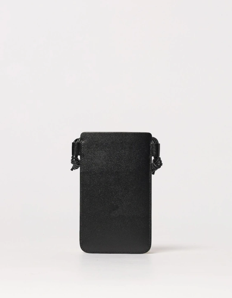 Knotted Leather Clutch Bag