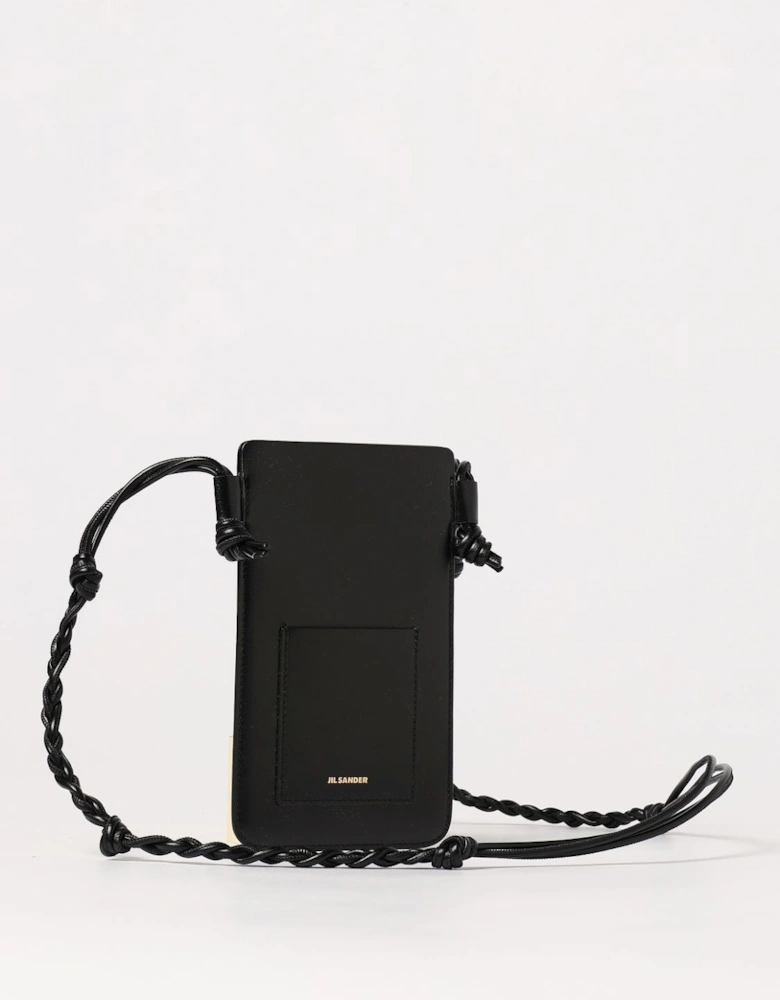 Knotted Leather Clutch Bag