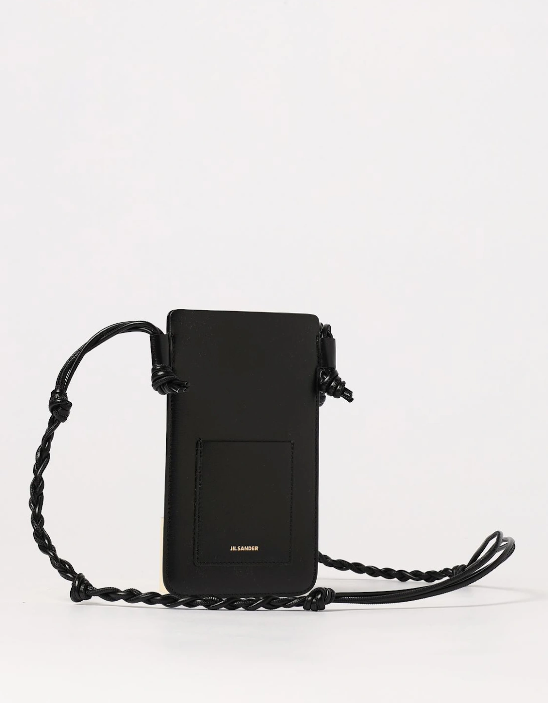 Knotted Leather Clutch Bag