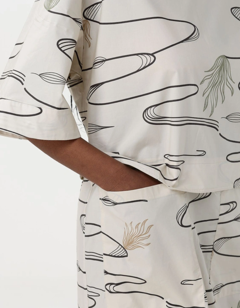 Printed Midi Dress Relaxed Fit