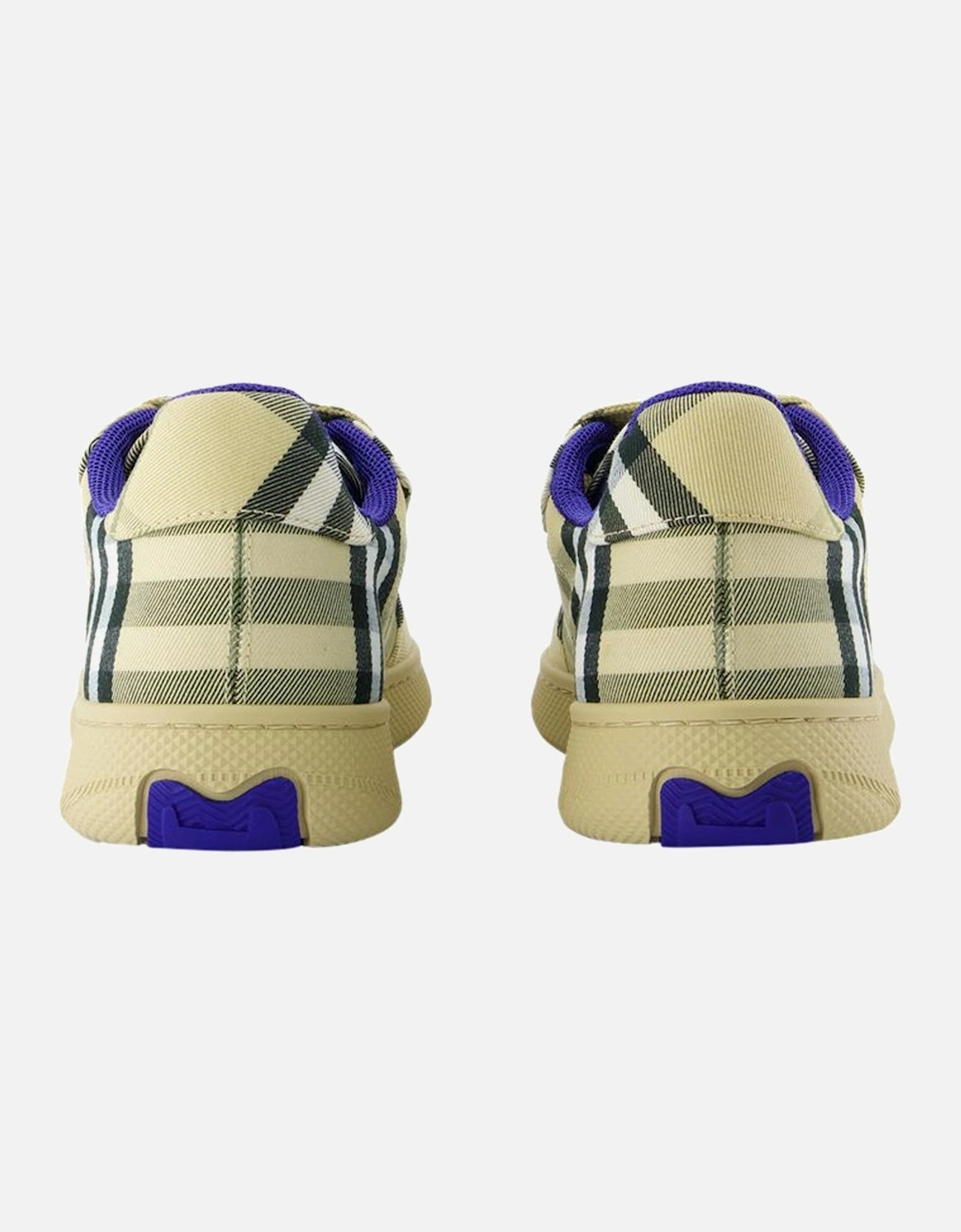 Check Pattern LowTop Sneakers
