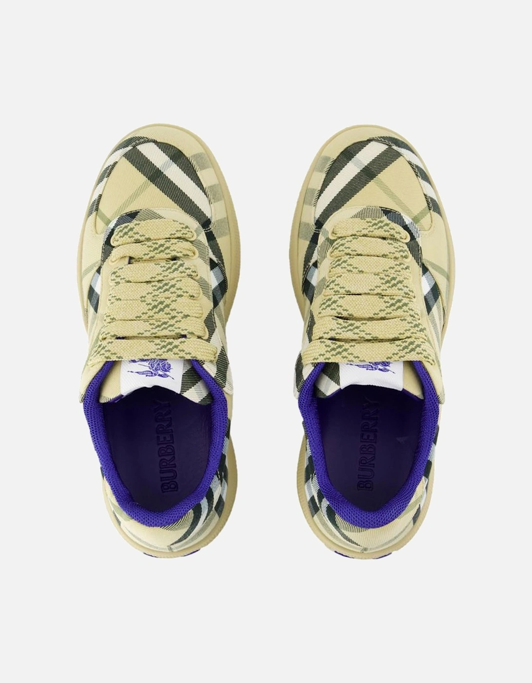 Check Pattern LowTop Sneakers