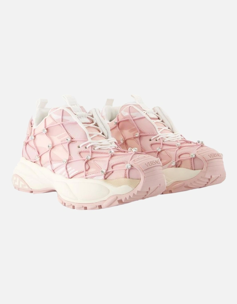 Chain Reaction Crystal Embellished Sneakers