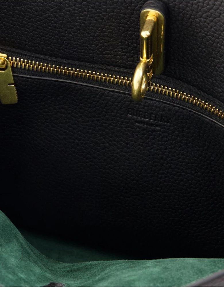 Pebbled Leather Tote Bag