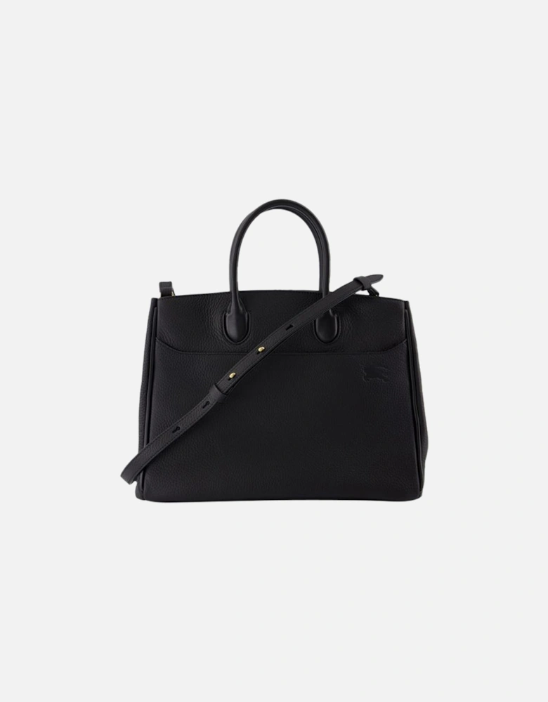 Pebbled Leather Tote Bag