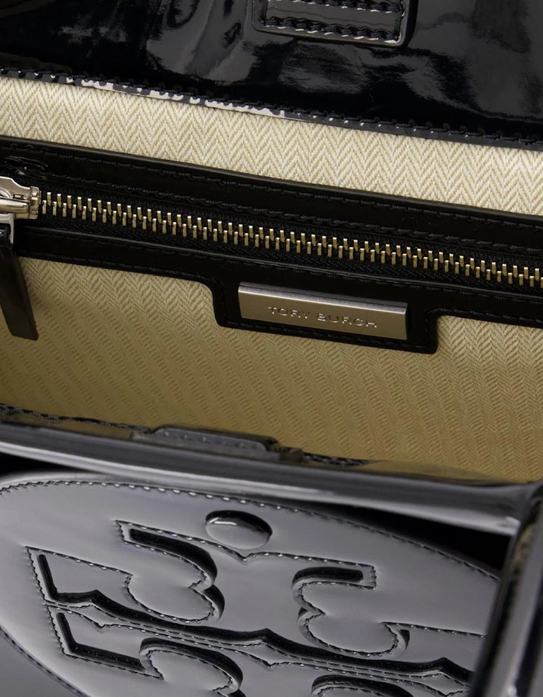 Perry Patent Tote Bag
