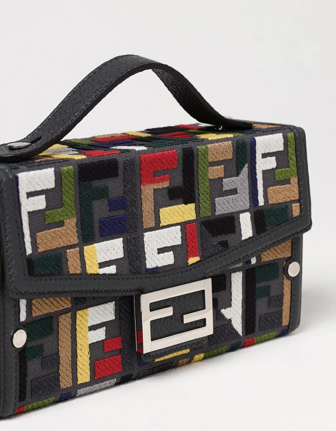 Roma Multicolor FF Motif Clutch