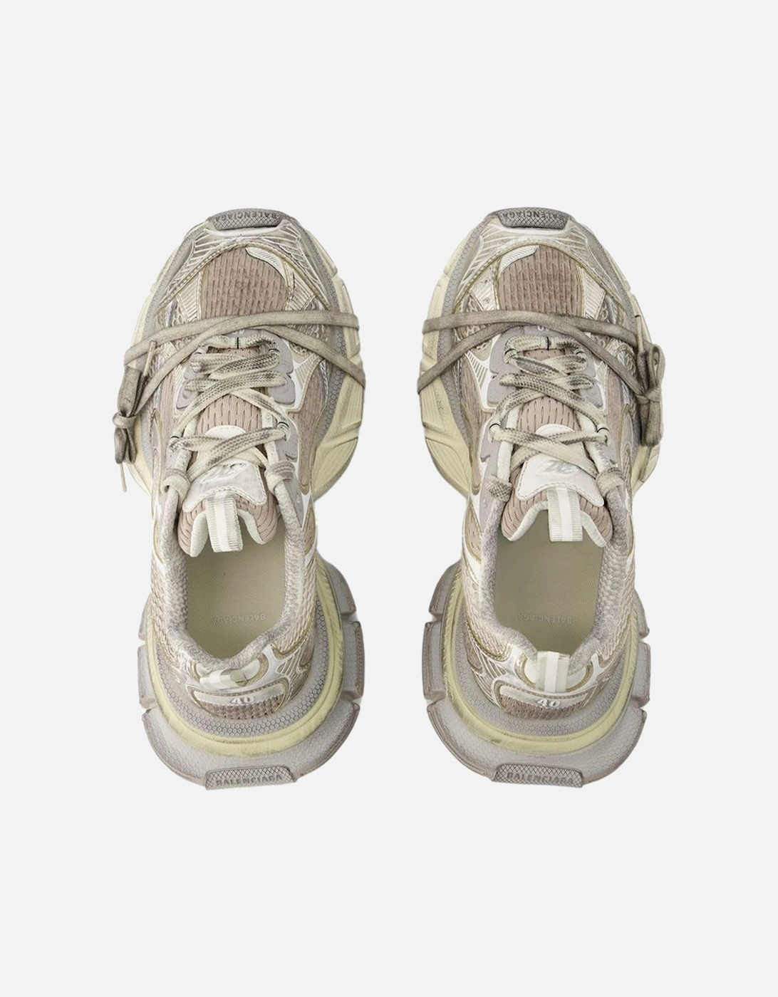 Track Cleats Beige Casual Sneakers