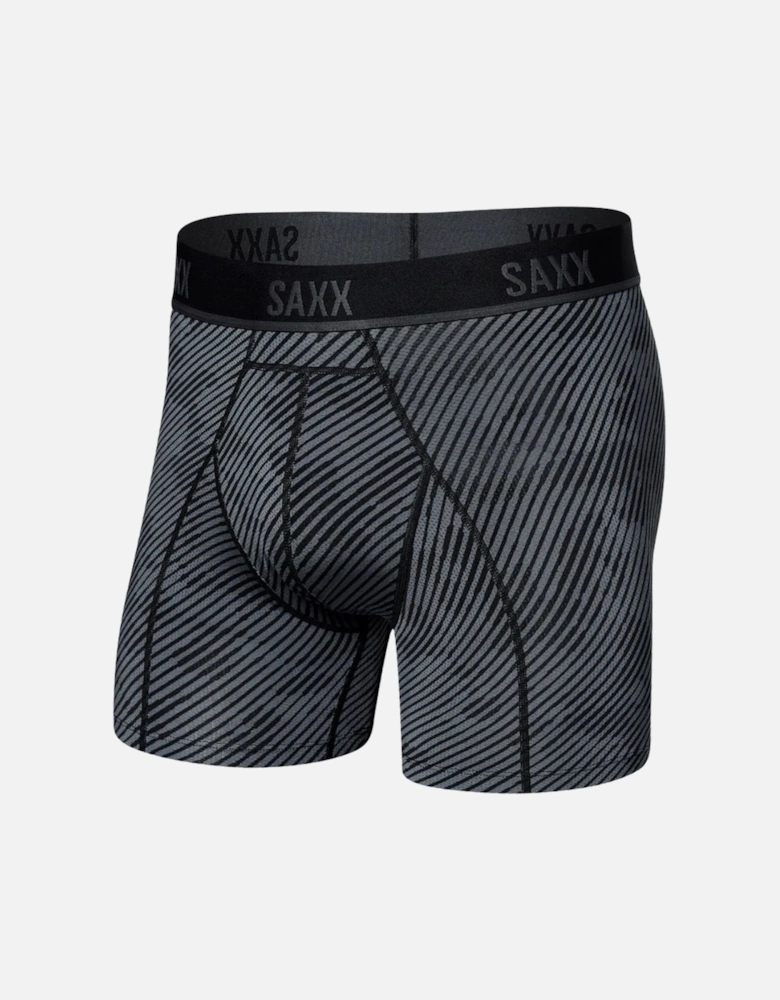 Kinetic Light Compression Mesh Boxer Brief 5", Optic Camo Black