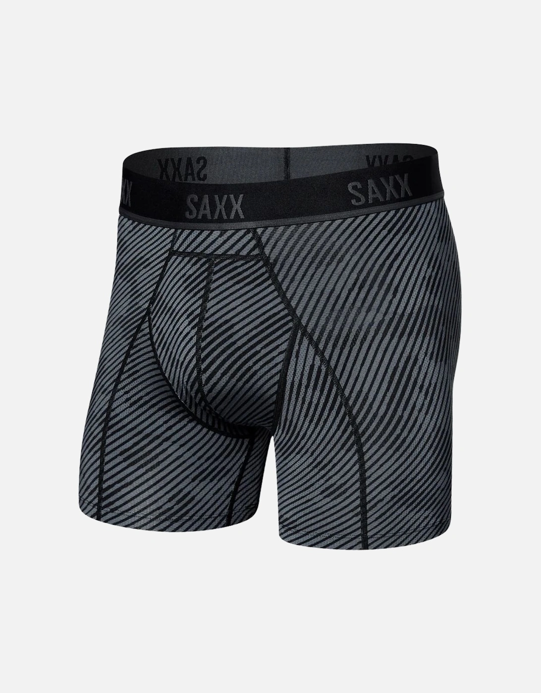 Kinetic Light Compression Mesh Boxer Brief 5", Optic Camo Black, 5 of 4