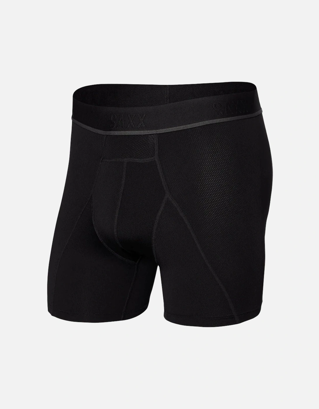 Kinetic Light Compression Mesh Boxer Brief 5", Black, 5 of 4