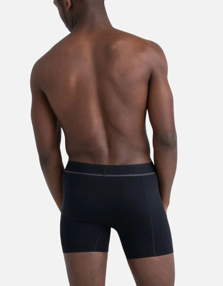Kinetic Light Compression Mesh Boxer Brief 5", Black