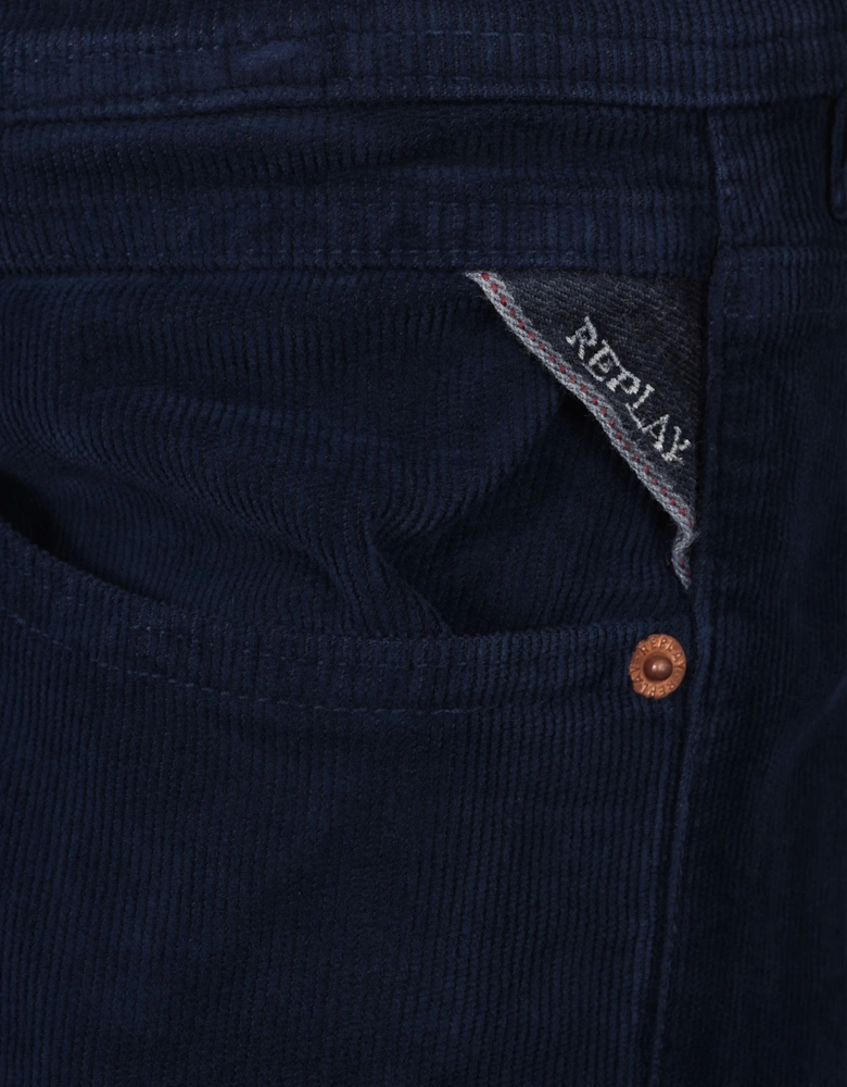 Grover Cord Jeans Navy