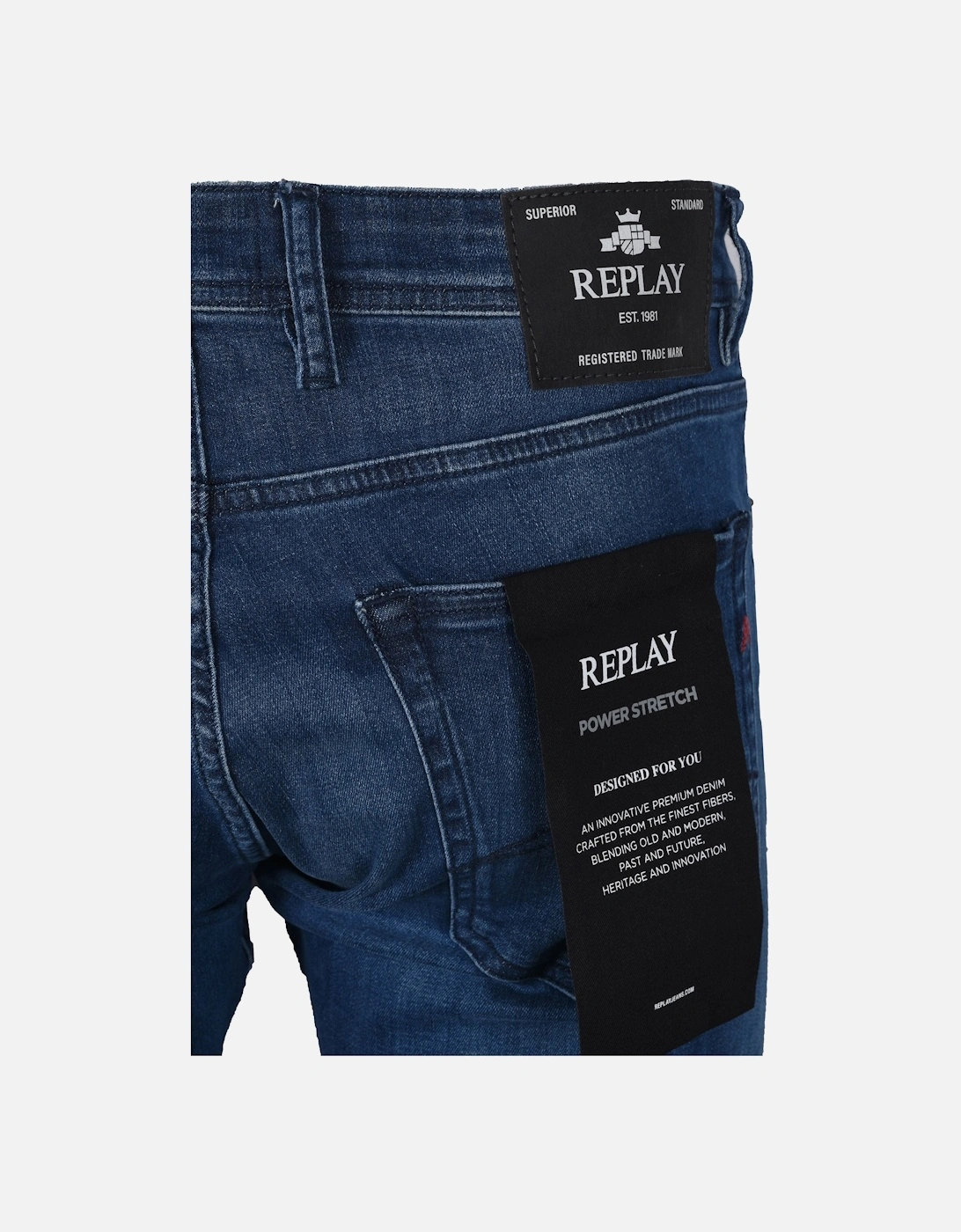 Replay Men's Blue Grover Jean Denim - : 36/32 36W32l