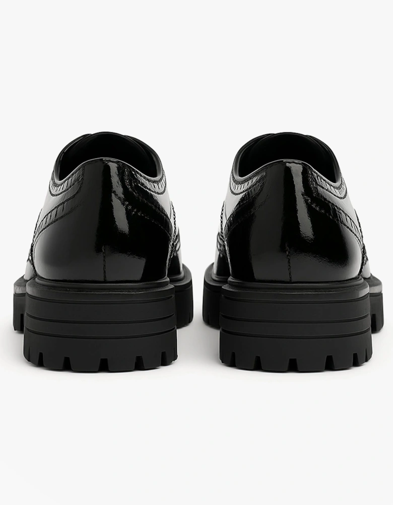 MAXINE Girls School Shoes Black Patent