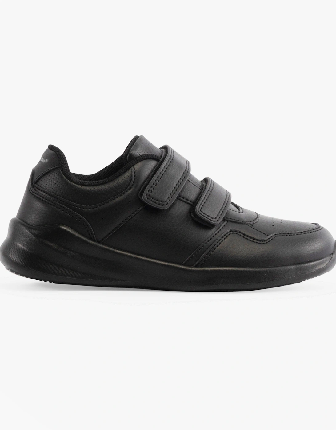 MARLING Unisex Leather School Trainers Black, 6 of 5