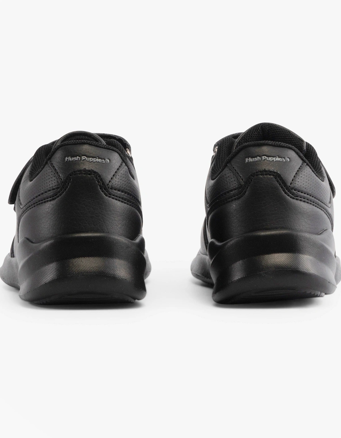 MARLING Unisex Leather School Trainers Black