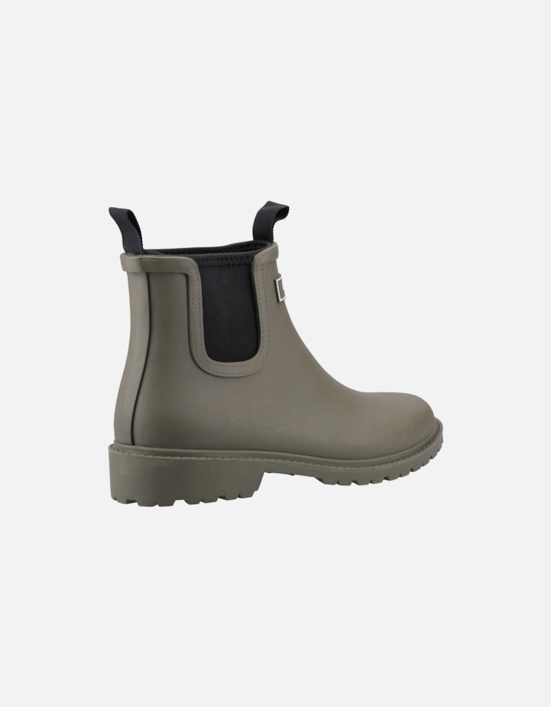 Barton Synthetic Women's Khaki Wellington Boots