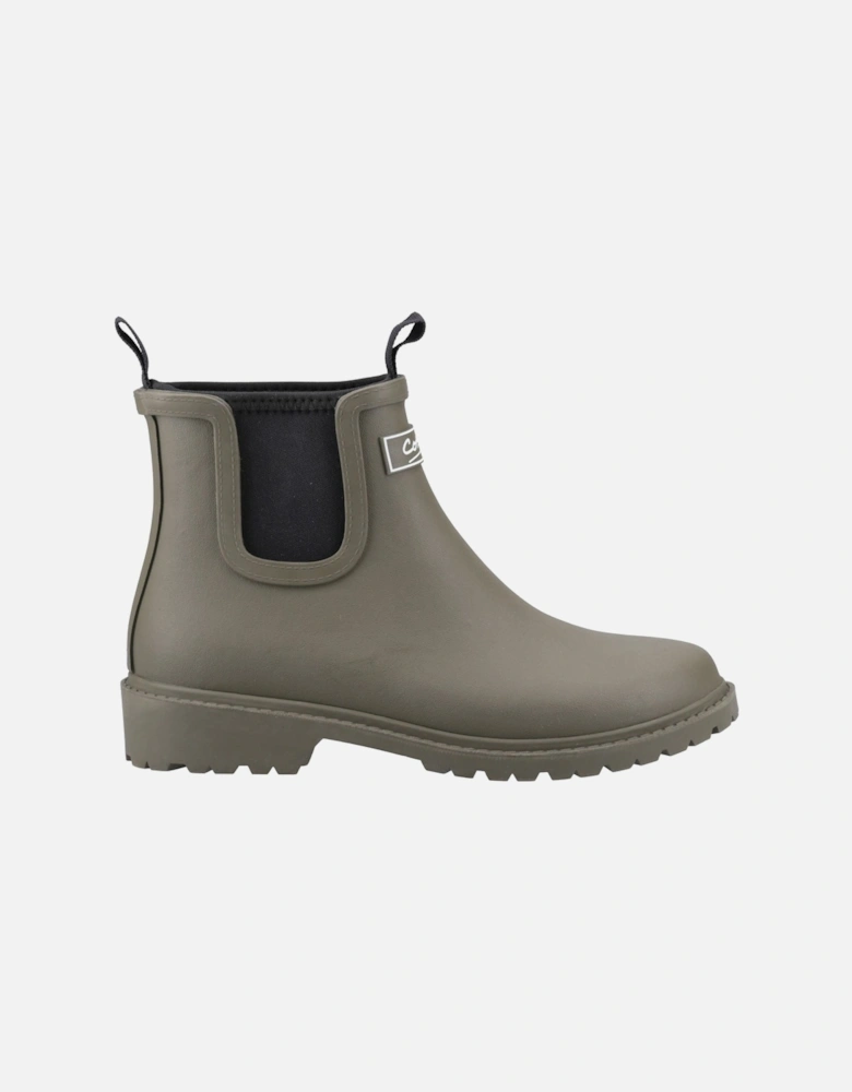 Barton Synthetic Women's Khaki Wellington Boots