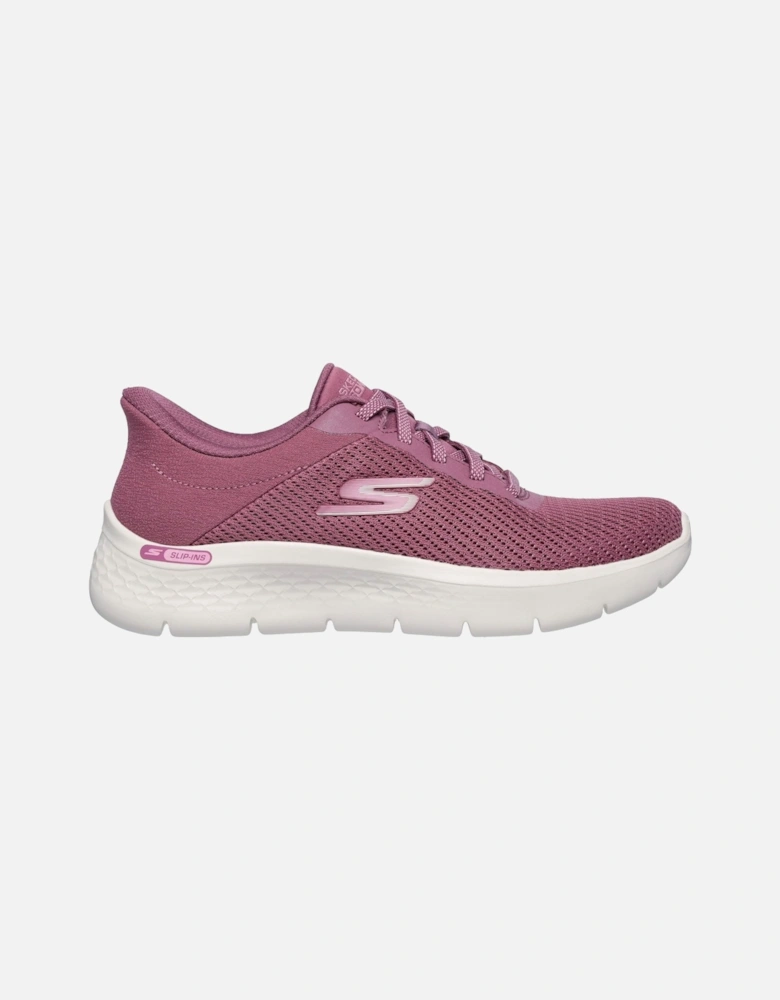 Flex Textile Women's Burgundy Trainers