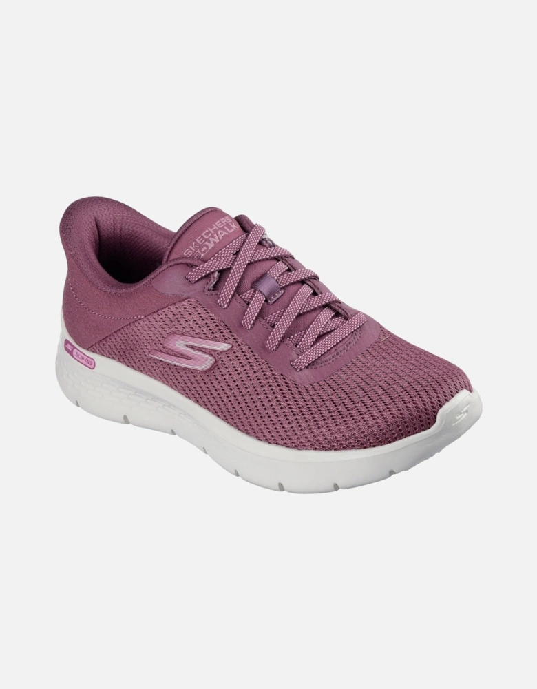 Flex Textile Women's Burgundy Trainers