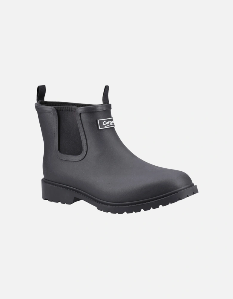 Barton Synthetic Men's Black Wellington Boots
