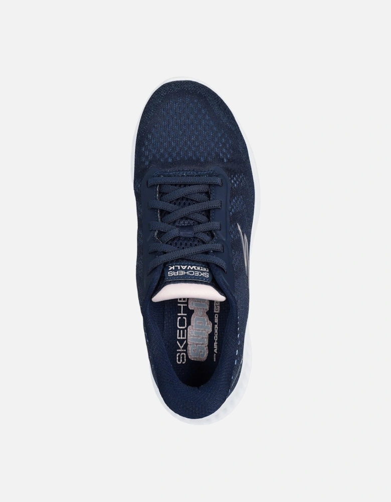 Now Khloe Textile Women's Navy/White Trainers