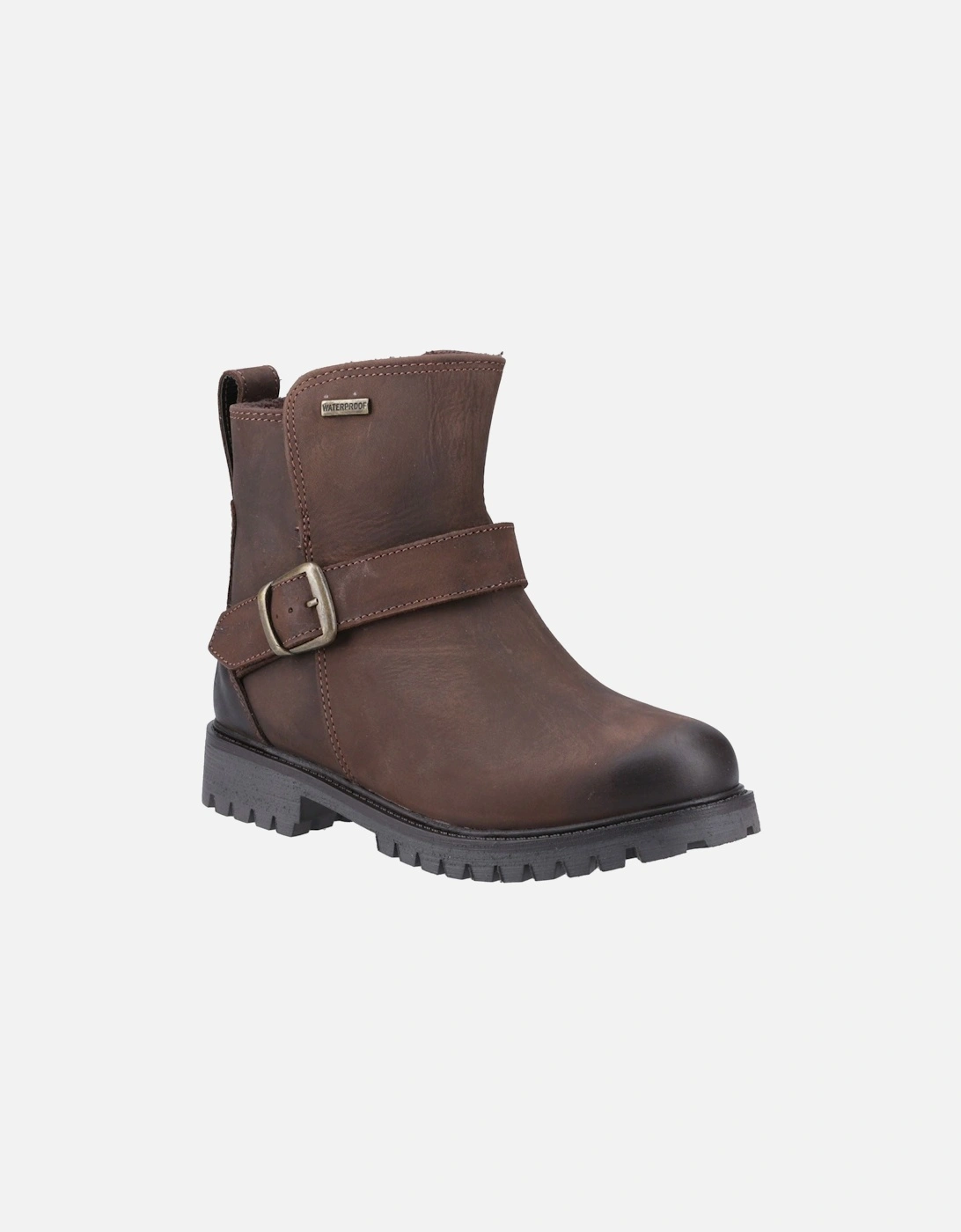Wakely Leather Women's Brown Boots, 6 of 5