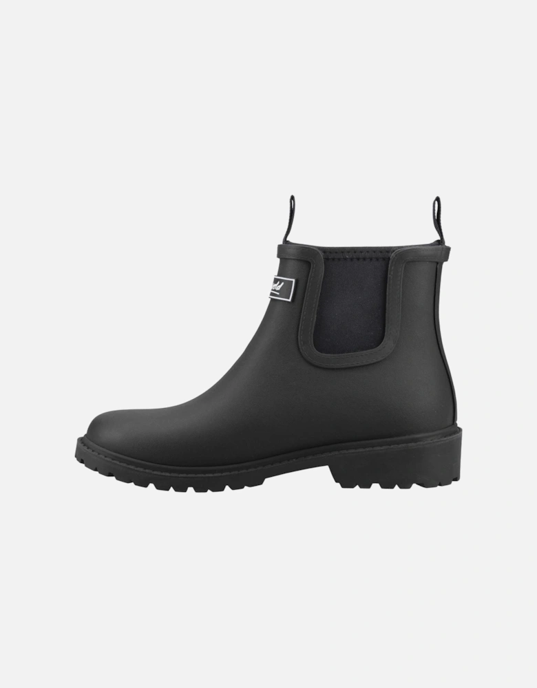 Barton Synthetic Women's Black Wellington Boots