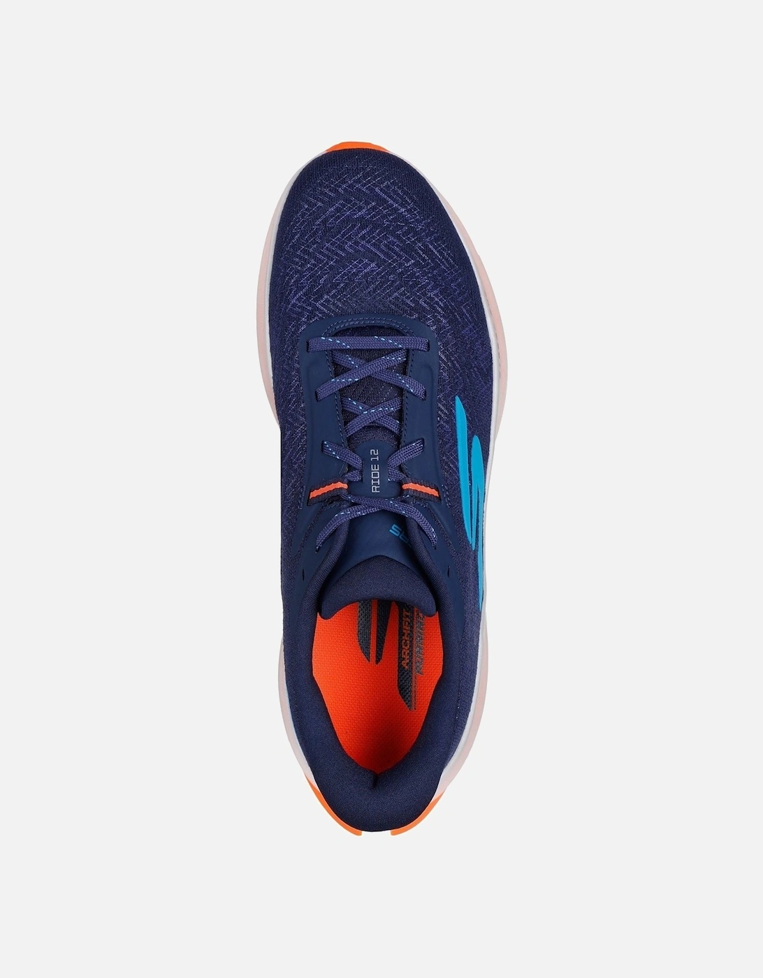 Performance GO RUN Ride 12 Textile Men's Navy/Orange Trainers