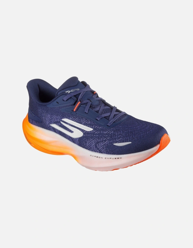 Performance GO RUN Ride 12 Textile Men's Navy/Orange Trainers