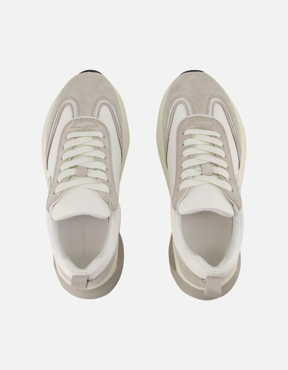 White Leather Trainer Sneakers