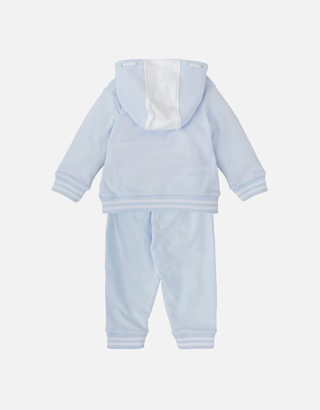 Boys Pale Blue Hooded Tracksuit