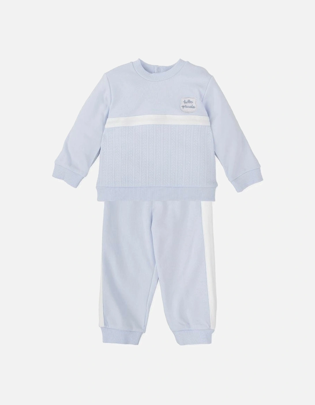 Boys Pale Blue Tracksuit, 5 of 4
