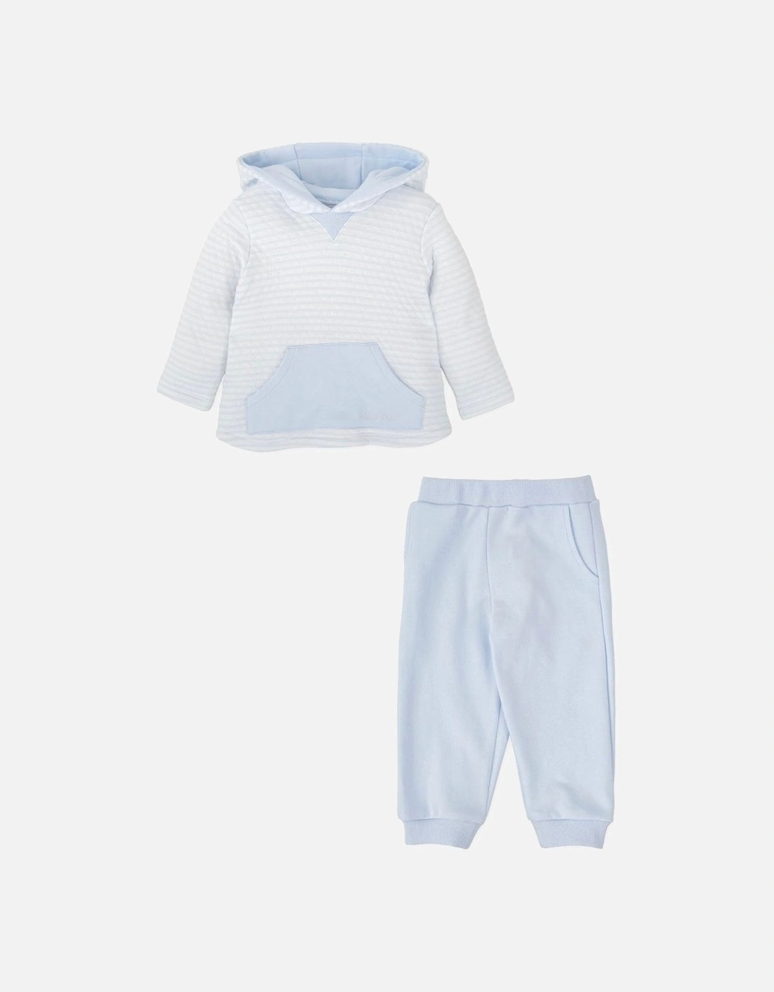 Boys Pale Blue Hooded Tracksuit