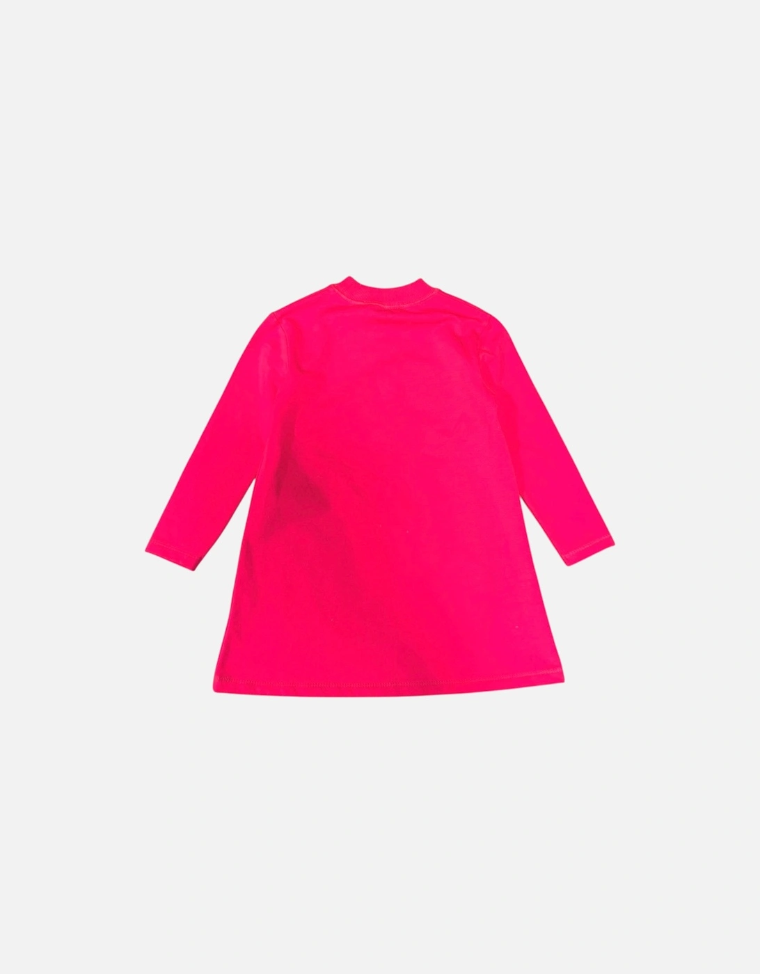 Girls Fuchsia Pink Apple Dress