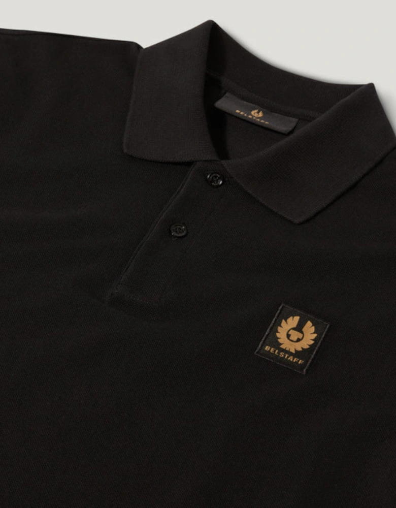 Long Sleeved Polo Black